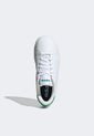 Tenis Lifestyle Blanco-Verde adidas Sportswear Advantage Base 2.0 J de adidas Performance