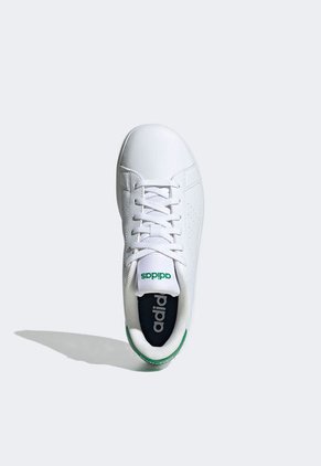 Tenis Lifestyle Blanco-Verde adidas Sportswear Advantage Base 2.0 J