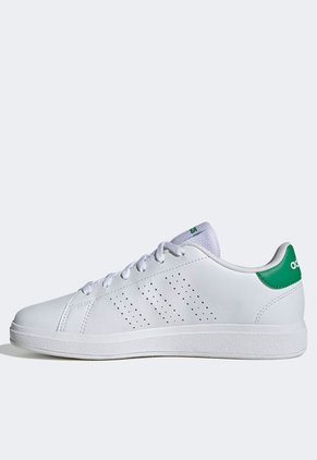 Tenis Lifestyle Blanco-Verde adidas Sportswear Advantage Base 2.0 J