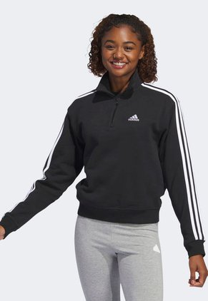 Buzo Negro-Blanco adidas Sportswear Essentials 3 Rayas