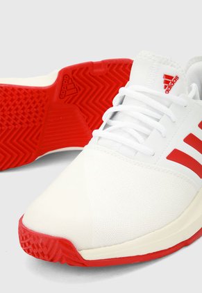 Tenis para Tennis Blanco-Rojo adidas Performance Game Court M