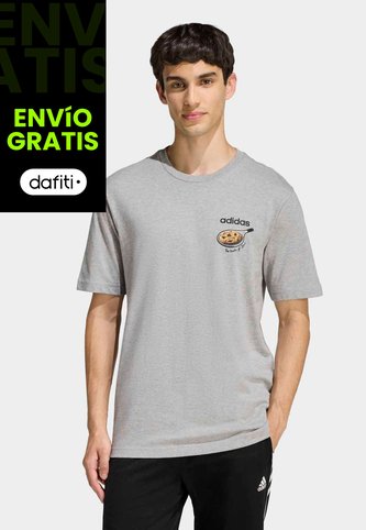 Camiseta adidas Sportswear Graphic Snack Cookie Gris adidas Performance