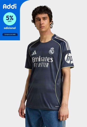 Camiseta adidas Performance Real Madrid Visitante 25/26 Azul adidas Performance