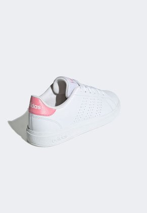 Tenis Lifestyle Blanco-Rosa adidas Sportswear Advantage Base 2.0 J