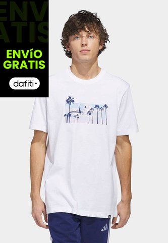 Camiseta adidas Sportswear Graphic Summer Sunset Blanco adidas Performance