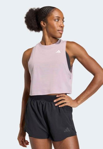 Camiseta sin mangas  adidas Performance Essentials Boxy Violeta adidas Performance