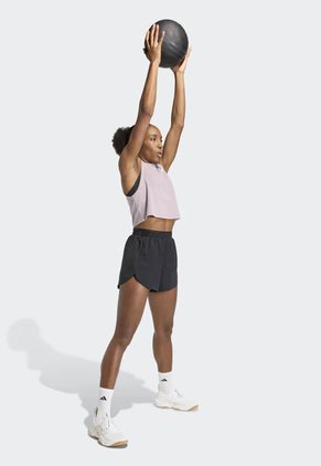 Camiseta sin mangas  adidas Performance Essentials Boxy Violeta