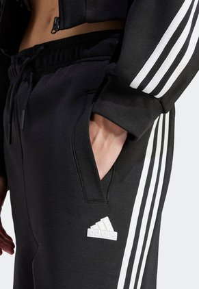 Pantalón Negro-Blanco adidas Performance Future Icons 3-Stripes Wide Leg