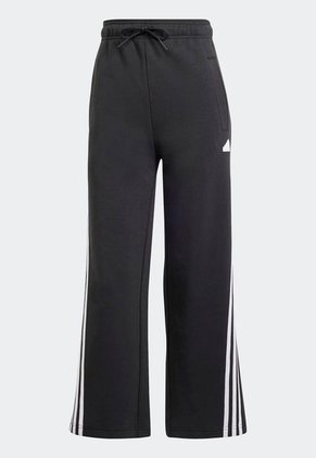 Pantalón Negro-Blanco adidas Performance Future Icons 3-Stripes Wide Leg