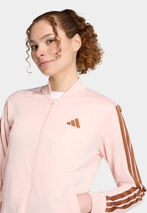 Conjunto adidas Sportswear Essentials 3 Rayas Rosa