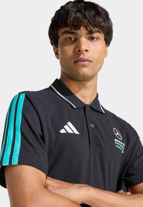Camiseta Polo adidas Performance DNA Mercedes - AMG Petronas F1 Team Negro