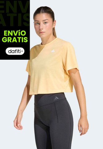 Camiseta adidas Performance Train Essentials Boxy Amarillo adidas Performance