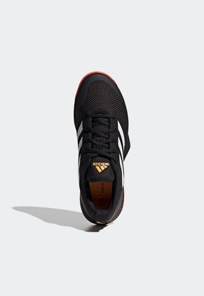 Tenis para Tennis Negro-Blanco-Naranja adidas Performance CourtFlash