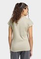 Camiseta adidas Sportswear Essentials Linear Beige de adidas Performance