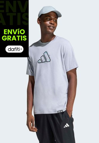 Camiseta adidas Sportswear Graphic Motorsport Track Gris adidas Performance