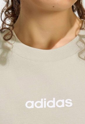 Camiseta adidas Sportswear Essentials Linear Beige