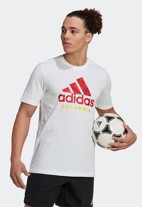 Camiseta Blanco-Rojo adidas Performance