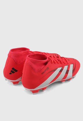 Guayos adidas Performance Predator Club Sock FG/MG Rojo