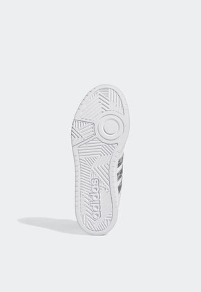 Tenis Lifestyle Blanco-Verde-Gris adidas Sportswear Hoops 3.0 Low Classic Vintage