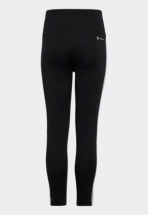 Leggings Negro-Blanco adidas Performance Essentials Aeroready 3 Rayas