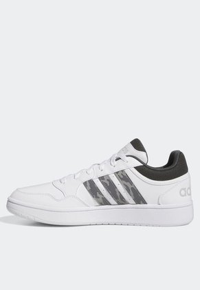 Tenis Lifestyle Blanco-Verde-Gris adidas Sportswear Hoops 3.0 Low Classic Vintage