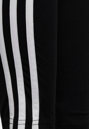 Leggings Negro-Blanco adidas Performance Essentials Aeroready 3 Rayas