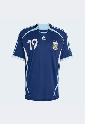 Camiseta adidas Performance Visitante argentina 2006 Messi Azul