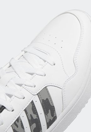 Tenis Lifestyle Blanco-Verde-Gris adidas Sportswear Hoops 3.0 Low Classic Vintage