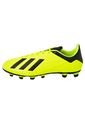 Guayo Amarillo Neón-Negro adidas Performance X 18.4 Fg de adidas Performance