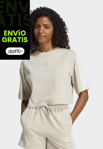 Camiseta adidas Sportswear Essentials Beige adidas Performance