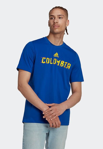 Camiseta Azul-Amarillo-Rojo adidas Performance FIFA World Cup 2022 Colombia