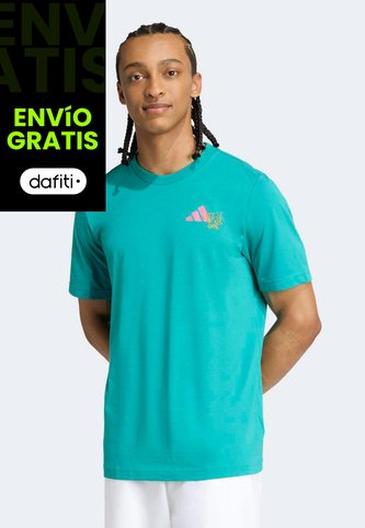 Camiseta adidas Performance Graphic Turquesa adidas Performance