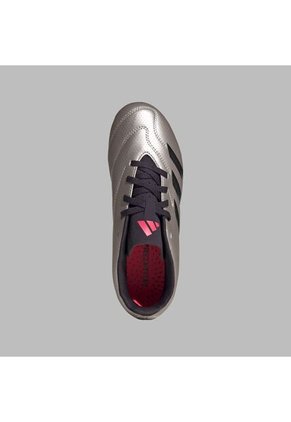 Guayos Adidas Niño Predator Club FG/MG - Plateado-Negro