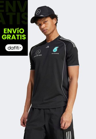 Camiseta adidas Performance Mecánico Mercedes - AMG Petronas F1 Team Negro adidas Performance