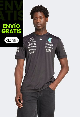 Camiseta adidas Performance Mercedes  AMG Petronas F1 Team Piloto Negro adidas Performance
