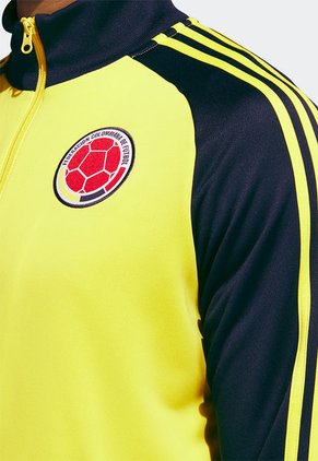 Chaqueta Amarillo-Azul adidas Performance Colombia 3-Stripes Track Top