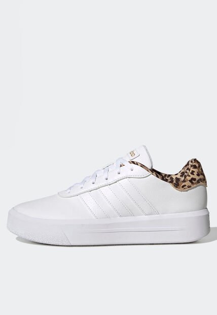 Tenis adidas Sportswear Court Plataforma Blanco