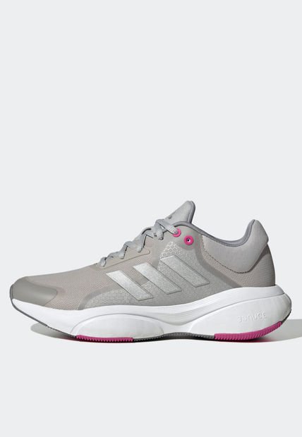 Tenis Running Gris-Plateado-Fucsia adidas Performance Response
