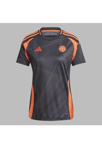 Camiseta Adidas Mujer Selección Colombia 24 - Negro-Naranja adidas Performance