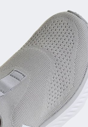 Tenis Walking Gris-Blanco-Lila adidas Sportswear Cloudfoam Go