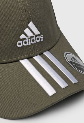 Gorra Verde Oliva-Blanco adidas Originals Baseball 3S