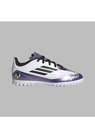 Torretin Adidas Kids F50 Club Messi  - Blanco-Purpura adidas Performance