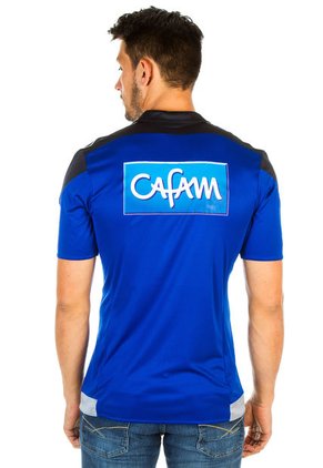 Camiseta polo Azul Royal-Negro adidas MIL H JSY Millonarios FC