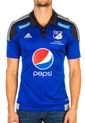 Camiseta polo Azul Royal-Negro adidas MIL H JSY Millonarios FC de adidas Performance