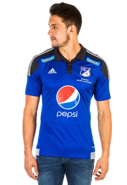 Camiseta Azul Royal-Negro adidas MIL H JSY Millonarios FC - Compra Ahora | Dafiti Colombia