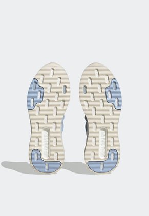 Tenis Running Celeste-Gris-Marfil-Naranja Neón adidas Performance X_PLORBOOST