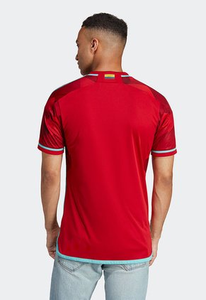Camiseta Rojo-Celeste adidas Performance Colombia Visitante 2022