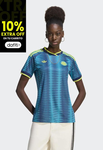 Camiseta Selección Colombia adidas Originals visitante 26 Azul