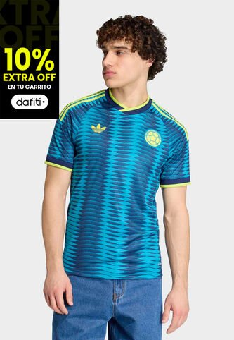 Camiseta Selección Colombia adidas Originals visitante 26 Azul adidas Performance
