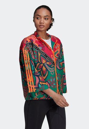Chaqueta Verde-Rojo-Naranja-Rosa adidas Performance FARM Rio